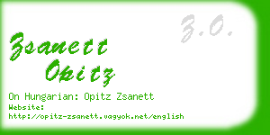 zsanett opitz business card